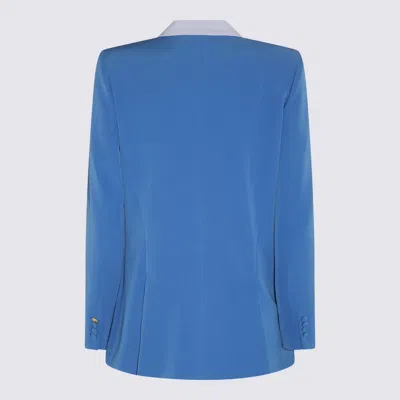 Shop Hebe Studio Bluette Purple And Baby Blue Blazer