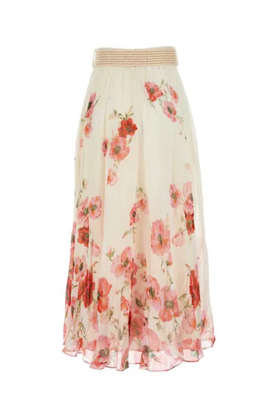 Shop Zimmermann Skirts In Printed