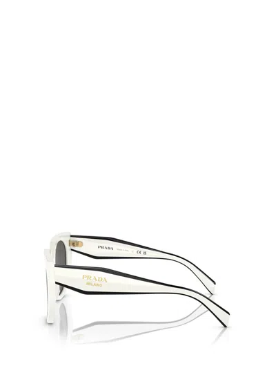 Shop Prada Eyewear Sunglasses In White