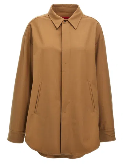 Shop Thelatest The Latest 'andrea' Shirt In Brown