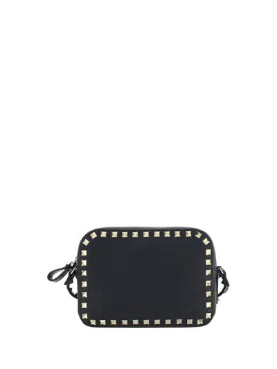 Shop Valentino Garavani Shoulder Bags In Black