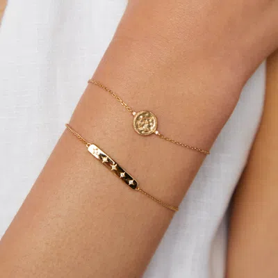 Astrid &amp; Miyu Zodiac Crystal Pendant Bracelet