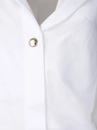 Jacquemus White Chemise Dress In White