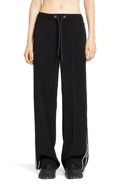 Shop Moncler Trousers In Black