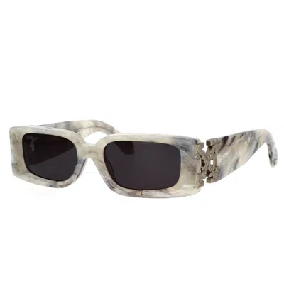 Shop Off-white Sunglasses In Gray