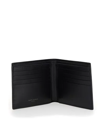 SAINT LAURENT SAINT LAURENT SMALL CASSANDRE EAST/WEST WALLET 