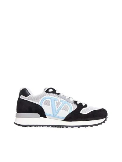Valentino Garavani Vlogo Pace Mix Materials Sneakers In Multi