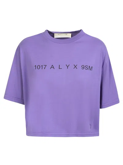 Shop Alyx 1017  9sm T-shirts In Purple