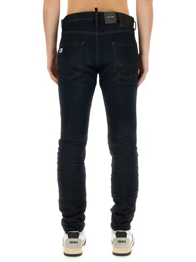 Shop Dsquared2 Cool Guy Jeans In Navy