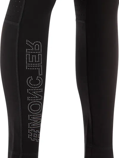 Moncler Grenoble Twill Trousers In Black