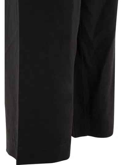 Totême Tie-waist Fluid Trousers In Black