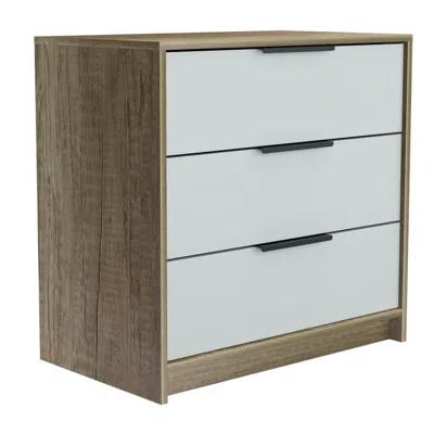 Depot E-shop Egeo 3 Drawer Dresser White