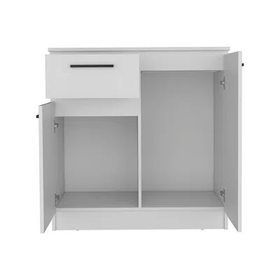 Shop Depot E-shop Orleans Dresser With 2-door And Single Drawer, White