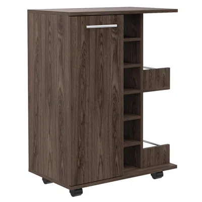 Depot E-shop Magda Bar Cart Dark Brown