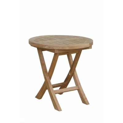 Anderson Teak Montage 20" Round Folding Table