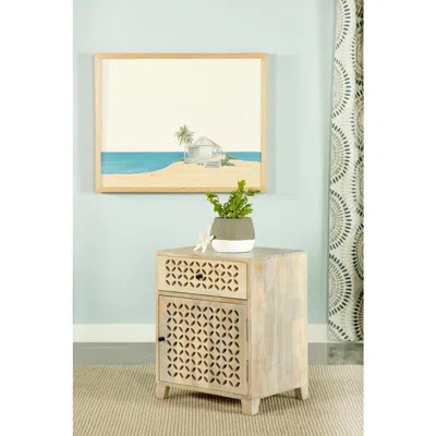 Coaster Co. Of America August 1-door Accent Cabinet White Washed