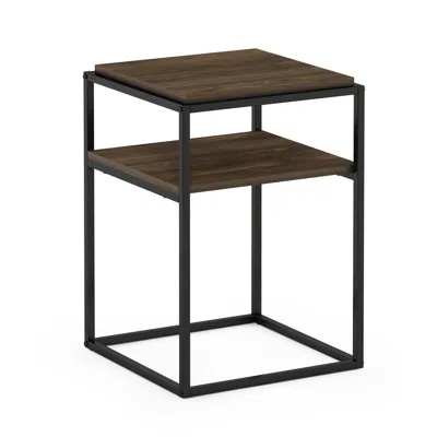 FURINNO MORETTI MODERN LIFESTYLE STACKABLE SHELF, 2-TIER, COLUMBIA WALNUT 