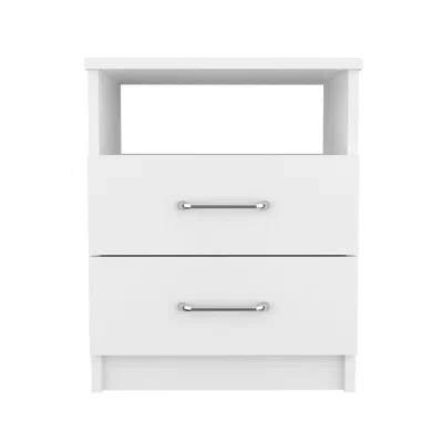 DEPOT E-SHOP SALENTO NIGHT STAND - WHITE 