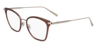 Longchamp Demo Square Ladies Eyeglasses Lo2635 214 52 In Brown