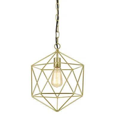 Af Lighting Bellini Triangles Pendant, 1-60w Bulb, 12"wx13.75"h, Hardwire Or Plug