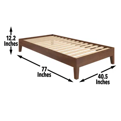 Steve Silver Nix Twin Platform Bed Natural
