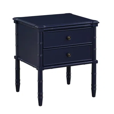 Comfort Pointe Ellison 2 Drawer Nightstand - Midnight Blue