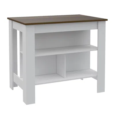 Depot E-shop Delos Kitchen Island White - Pine