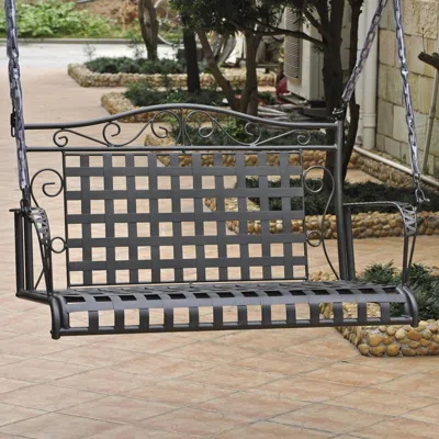 International Caravan Mandalay Iron Hanging Swing