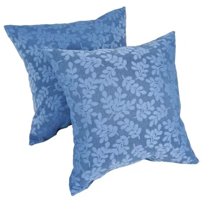 Blazing Needles Blaziing Needles 17-inch Outdoor Spun Polyester Throw Pillows (set Of 2)