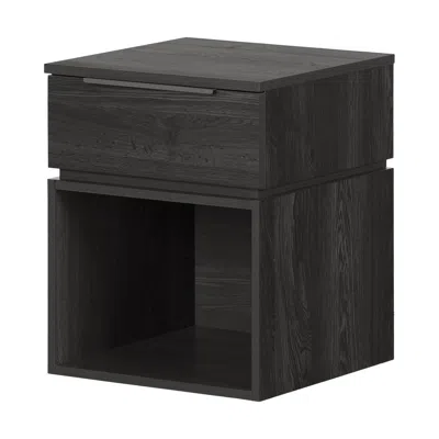 South Shore Furniture Hourra Nightstand, Gray Oak