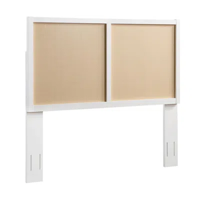 Comfort Pointe Bayport Cane And Solid Wood Queen/full Headboard