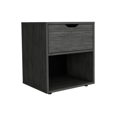 Depot E-shop Adak 19.7" H Nightstand End Table With Open Shelf,ligth Gray