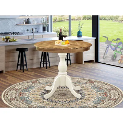East West Furniture Round Kitchen Table