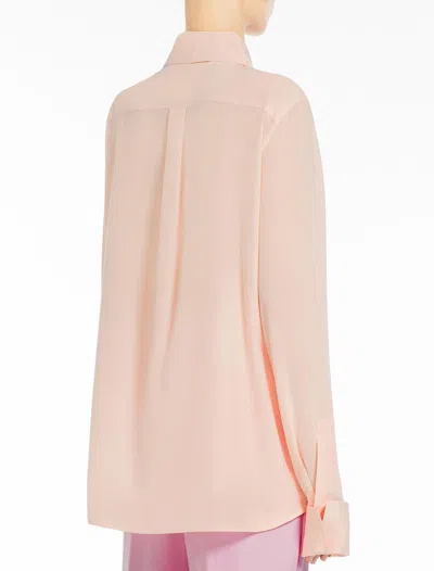 Sportmax Yen Long-sleeve Shirt In Beige