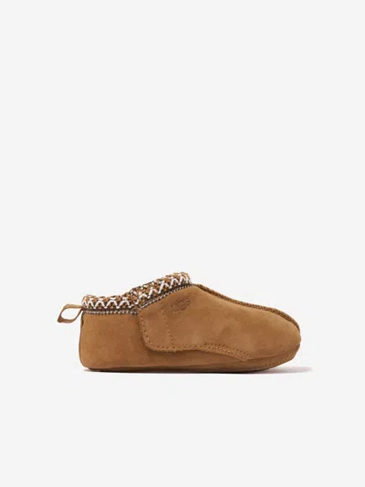 Ugg Baby Tasman Slippers In Brown