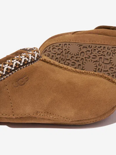 Ugg Baby Tasman Slippers In Brown