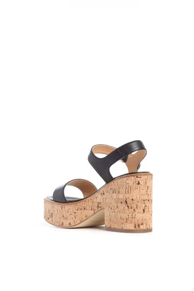 Gabriela Hearst Sardis Leather Platform Sandals In Black
