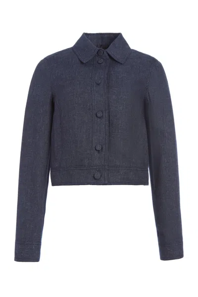 Gabriela Hearst Thereza Jacket In Navy