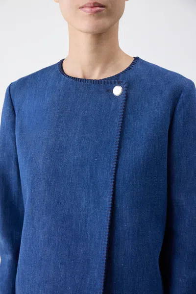 Gabriela Hearst Wyn Recycled Denim Jacket In Denim