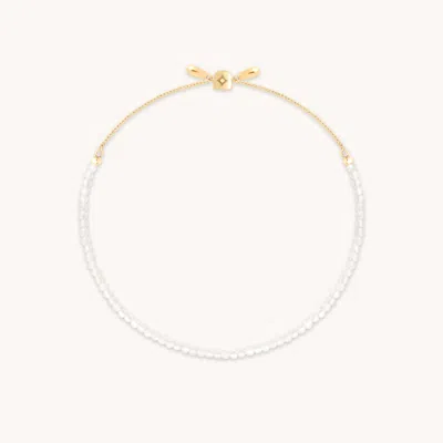Astrid &amp; Miyu White Beaded Bracelet