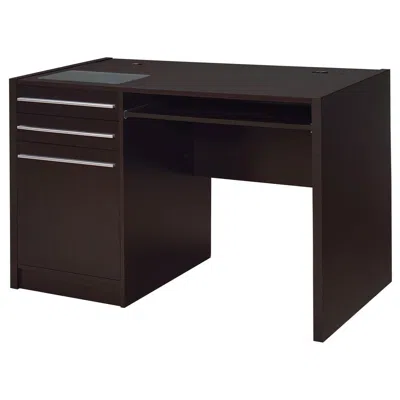 Coaster Co. Of America Halston 3-drawer Connect-it Office Desk Cappuccino