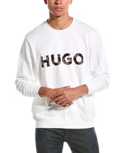 Hugo Boss Hugo  Crewneck Sweatshirt In White