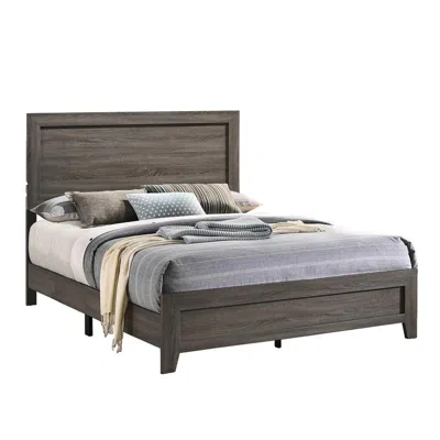 Best Quality Furniture Anastasia Full Bed In Light Brown