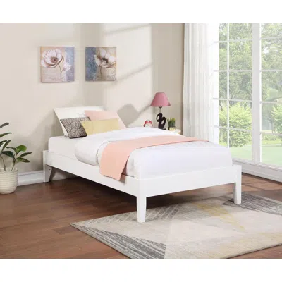 Coaster Co. Of America Hounslow Platform Twin Bed White