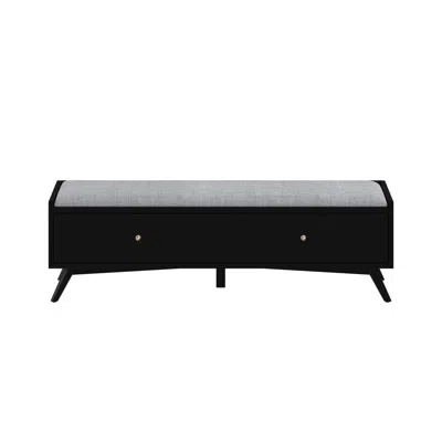 Alpine Furniture Flynn Bench In White