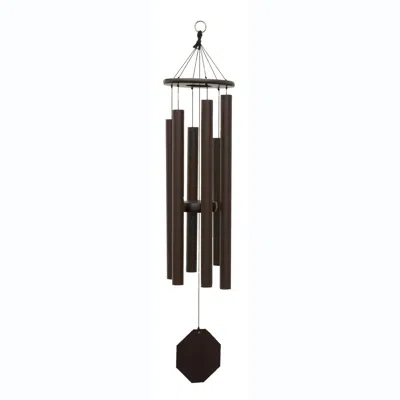 Outdoor Leisure Products Wind Chime Made With Powder Coated Aluminum Tubes In Textured Copper