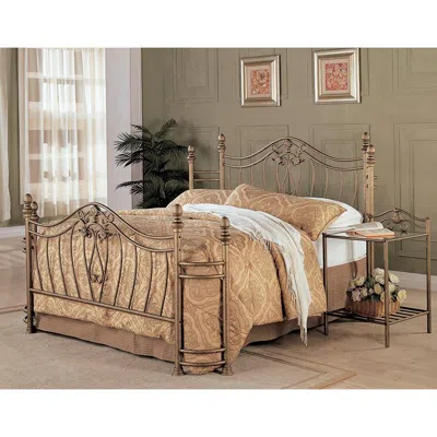 Coaster Co. Of America Sydney Eastern King Bed Antique Brushed Gold