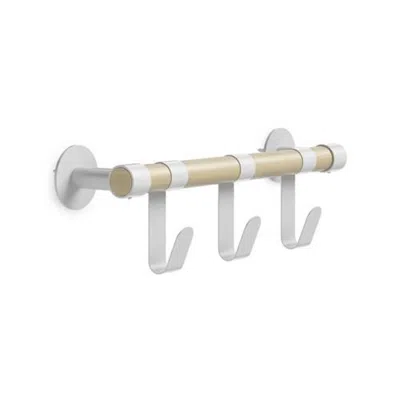 Safco Products Resi Coat Wall Rack 3 Hooks