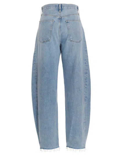 Agolde Lune Pieced Jeans Light Blue