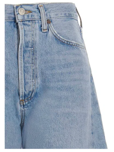 Agolde Lune Pieced Jeans Light Blue